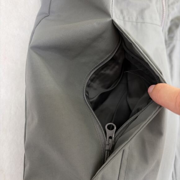 Lands' End Womens Medium 10-12 Grey Gray Fleece Lined Jacket Benefits Charity - Picture 3 of 16